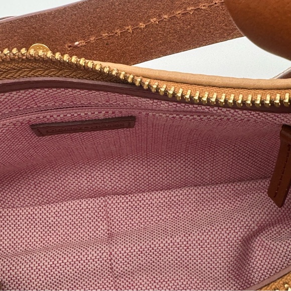 Dooney & Bourke 1975 Anniversary Collection Small East West Hobo Handbag Taupe - Picture 9 of 13